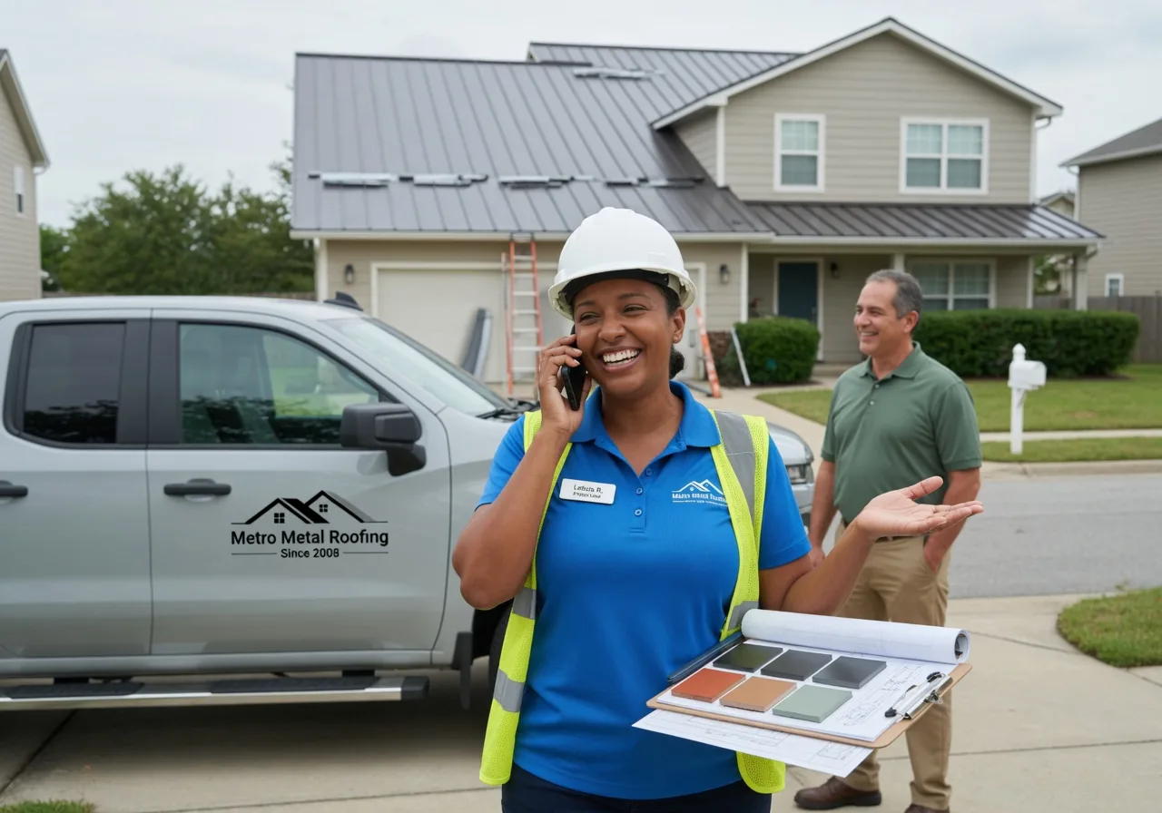 Storm Damage Metal Roof Repair in Montgomeryville, PA